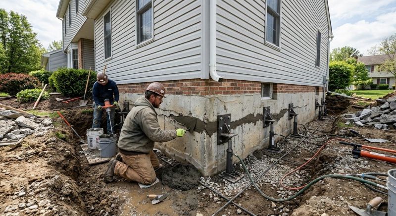 Basement Foundation Repair in Tomball, TX