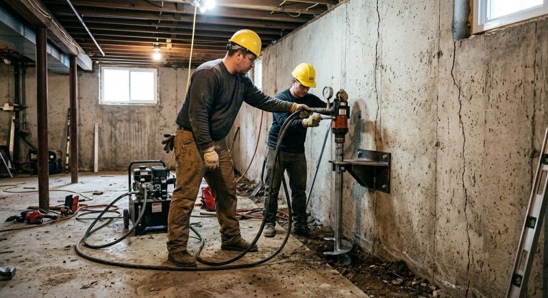 Basement Stabilization in Katy, TX