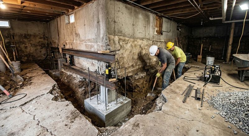 Basement Underpinning in Katy, TX