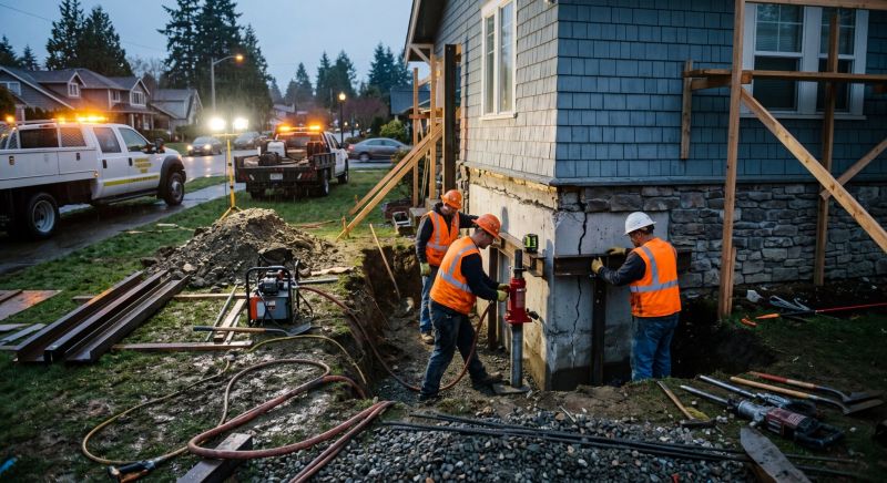 Building Foundation Repair in Houston, TX