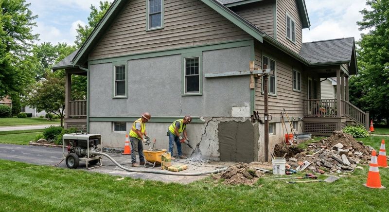 Building Foundation Repair in Missouri City, TX