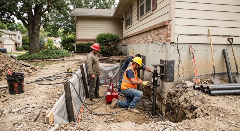Concrete Foundation Repair in Spring, TX