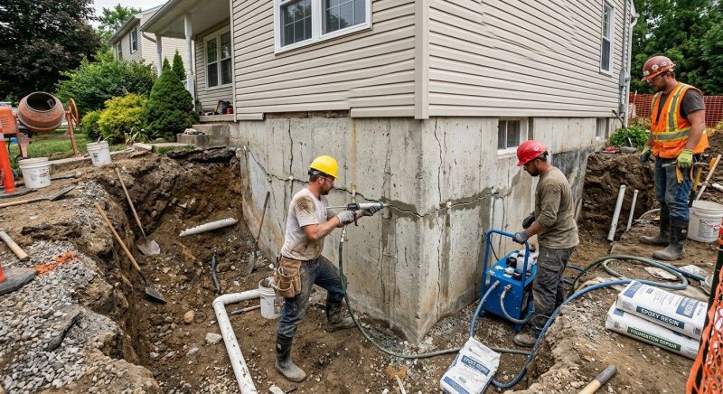 Concrete Foundation Repair in Spring, TX