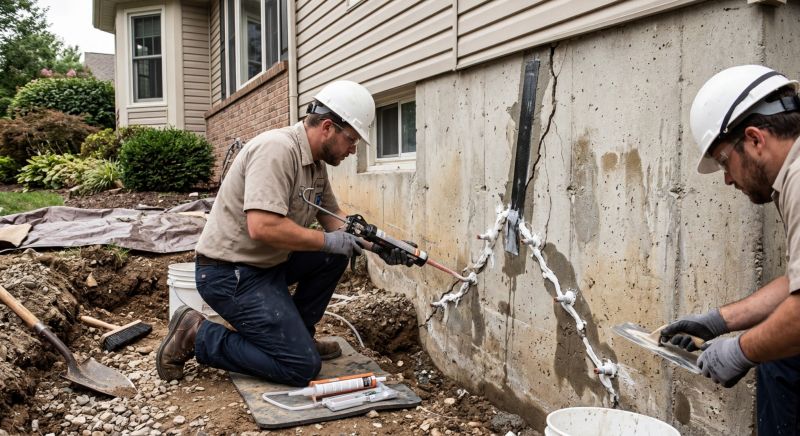 Cracked Foundation Repair in Katy, TX