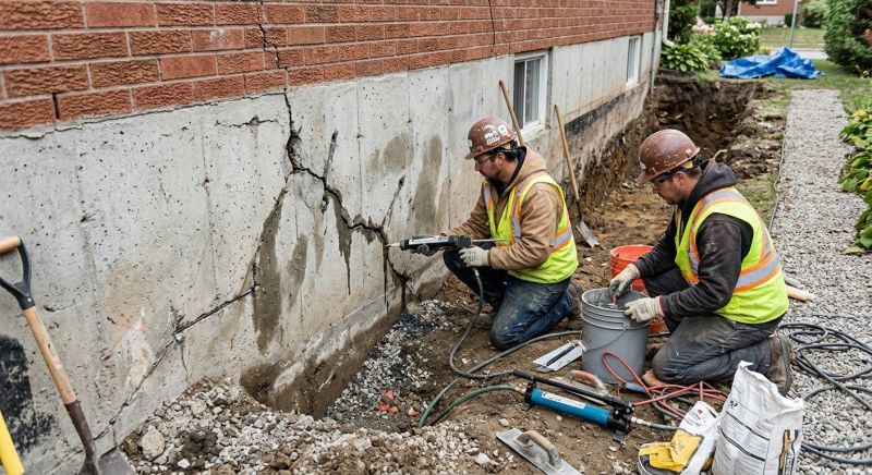 Cracked Foundation Repair in Spring, TX