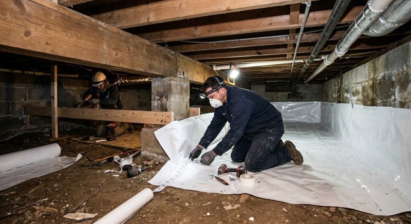 Crawl Space Leveling in Katy, TX
