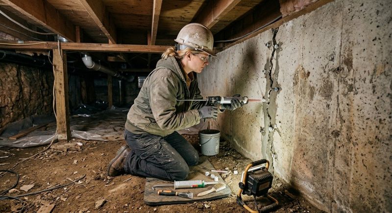 Crawlspace Foundation Repair in Spring, TX