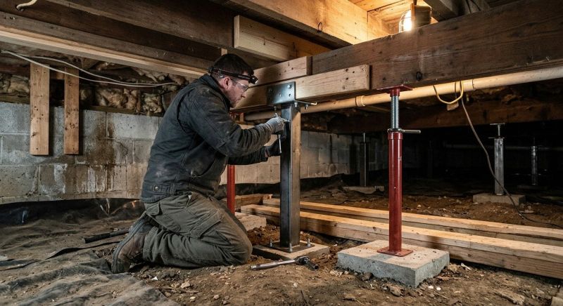 Crawlspace Structural Repair in Katy, TX