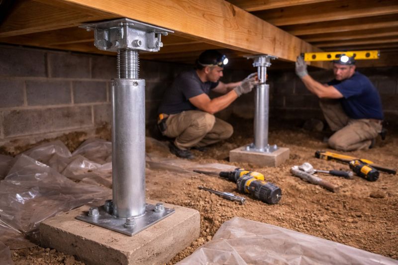 Crawlspace Structural Repair in Katy, TX