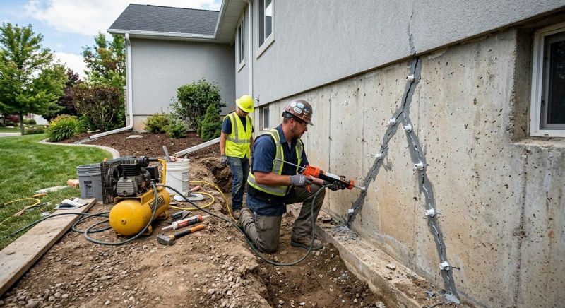 Foundation Crack Repair in Spring, TX