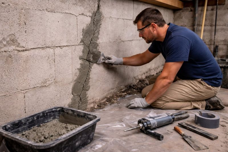 Foundation Crack Repair in Tomball, TX