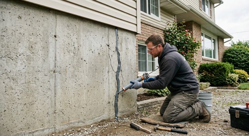 Foundation Crack Sealing in Katy, TX