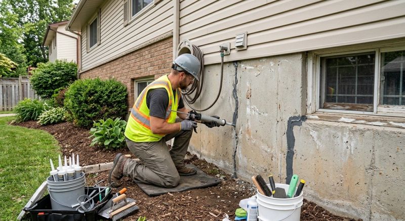 Foundation Crack Sealing in Katy, TX