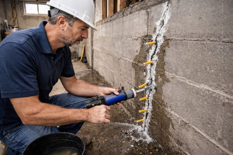 Foundation Crack Sealing in Katy, TX