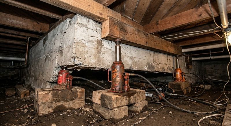 Foundation Jacking in Wallis, TX