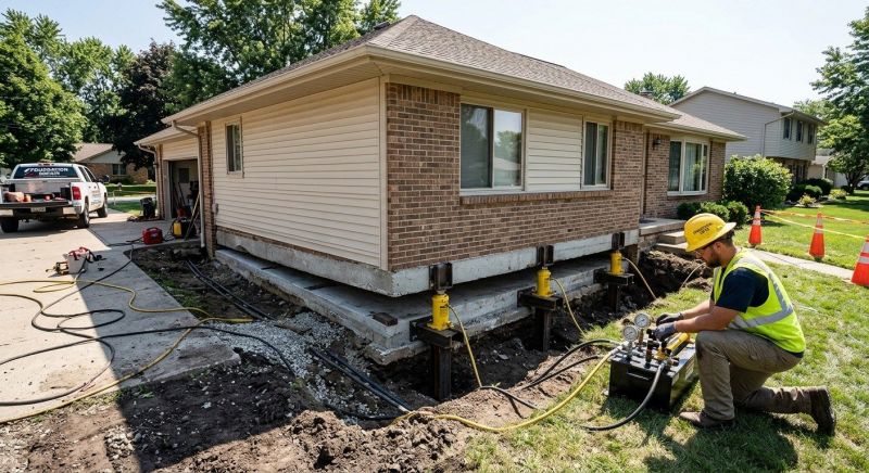 Foundation Lifting in Richmond, TX