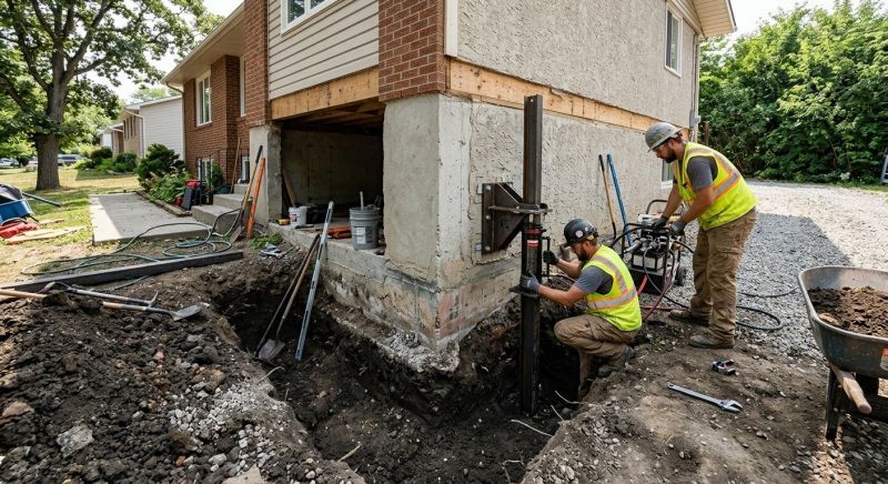 Foundation Pier Repair in Katy, TX