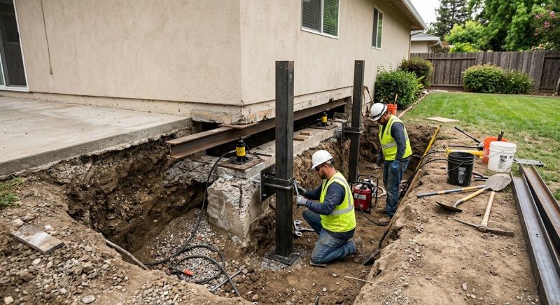 Foundation Pier Repair in Katy, TX