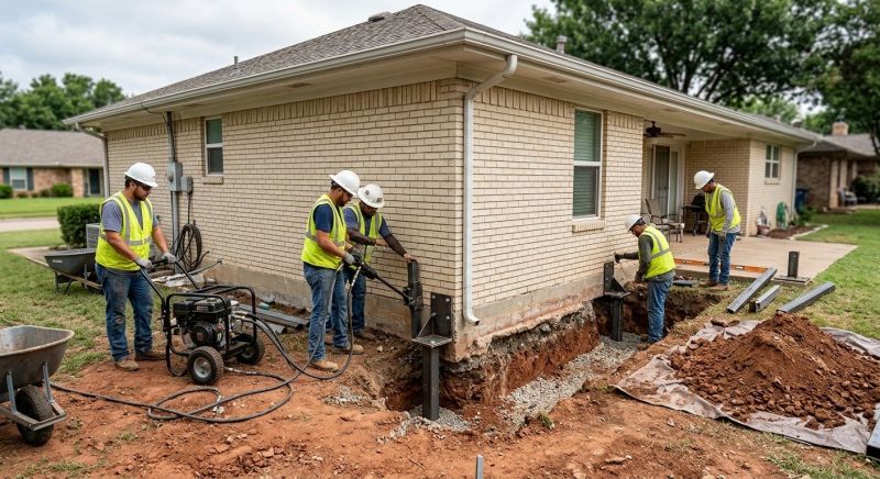 Foundation Stabilizing in Spring, TX