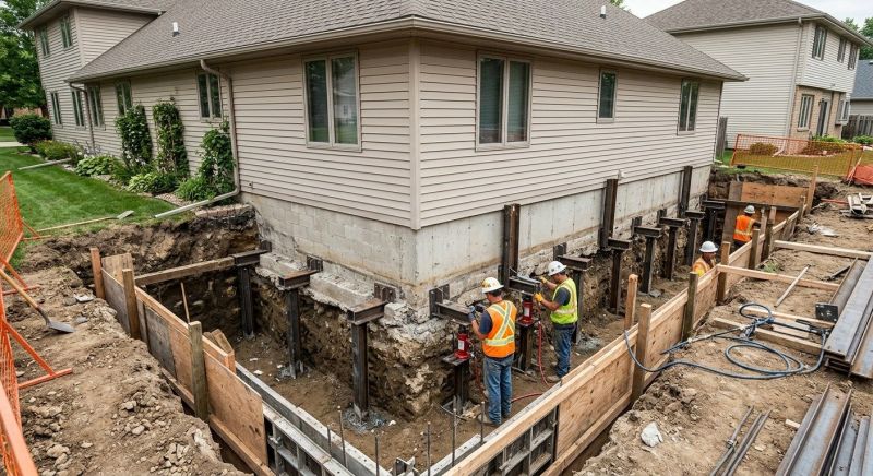 Foundation Underpinning in Katy, TX