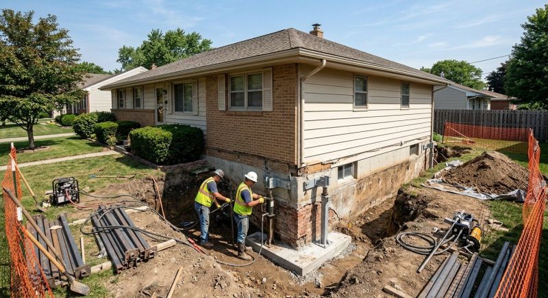 Foundation Underpinning in Katy, TX
