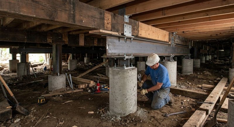 Foundation Underpinning in Katy, TX