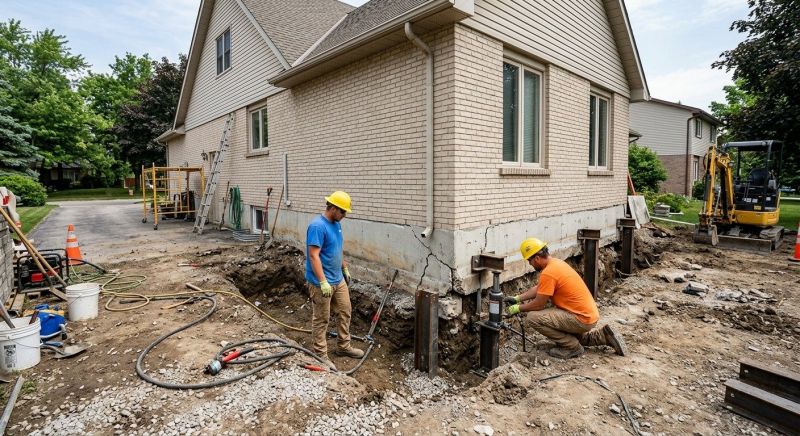 Helical Pile Installation in Katy, TX