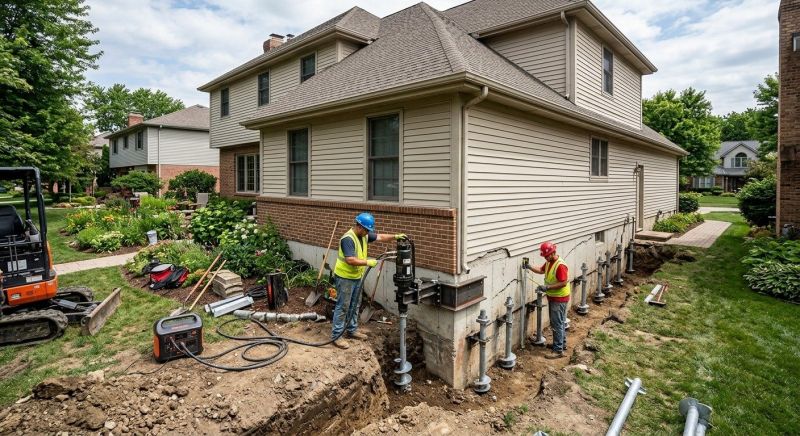 Helical Pile Installation in Katy, TX