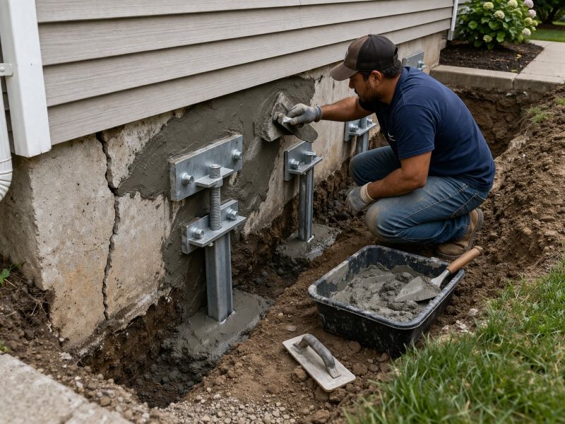 House Foundation Repair in Fort Bend County, TX