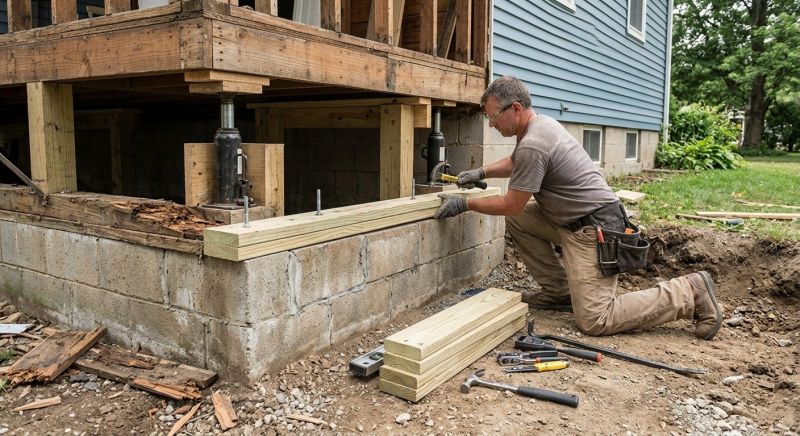 House Foundation Repair in Katy, TX