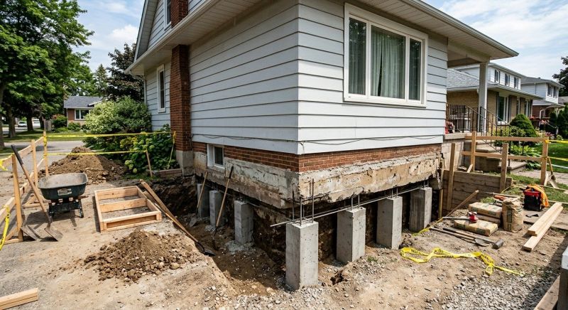 House Underpinning in Katy, TX