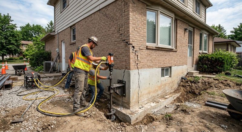 Settling Foundation Service in Katy, TX
