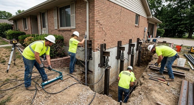 Settling Foundation Service in Rosenberg, TX