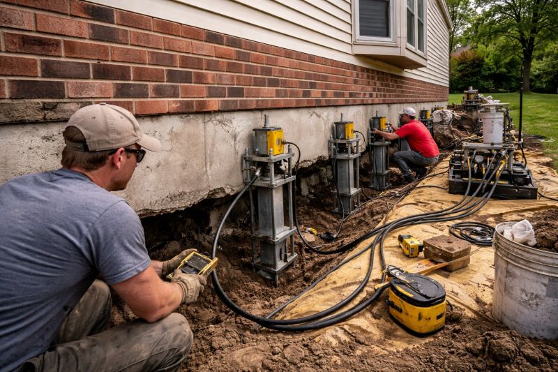 Settling Foundation Service in Tomball, TX