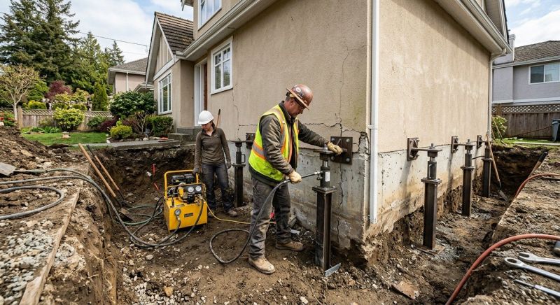 Sinking Foundation Repair in Missouri City, TX