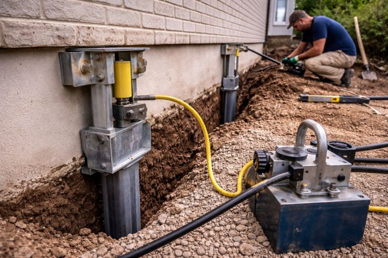 Sinking Foundation Repair in Simonton, TX