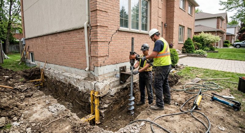 Sinking Foundation Repair in Sugar Land, TX