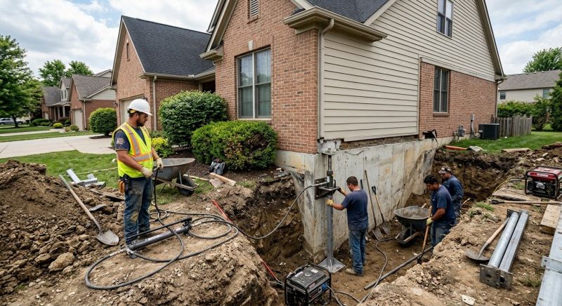 Sinking Foundation Repair in Sugar Land, TX