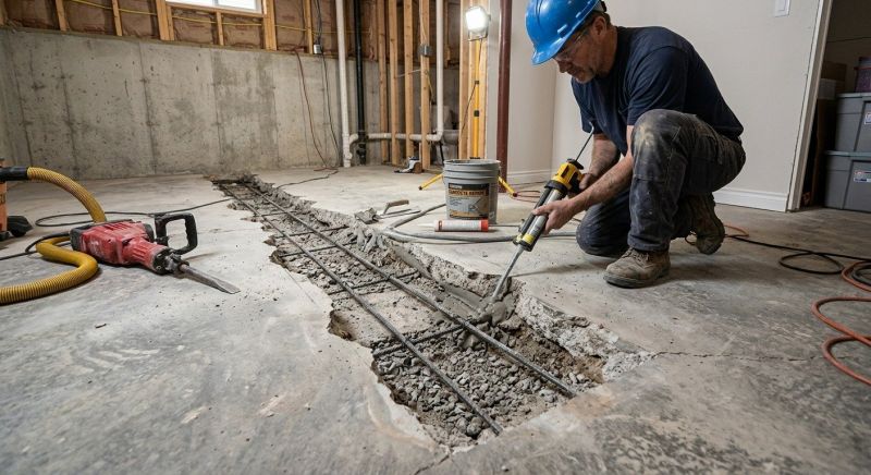 Slab Foundation Repair in Katy, TX