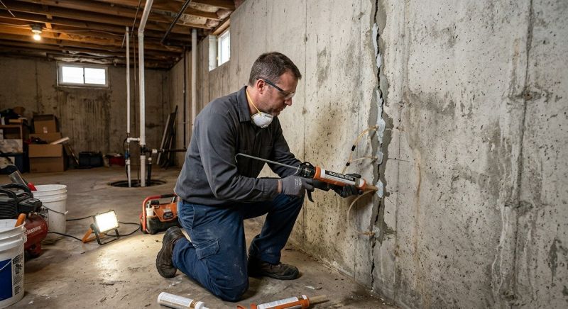 Structural Crack Repair in Katy, TX