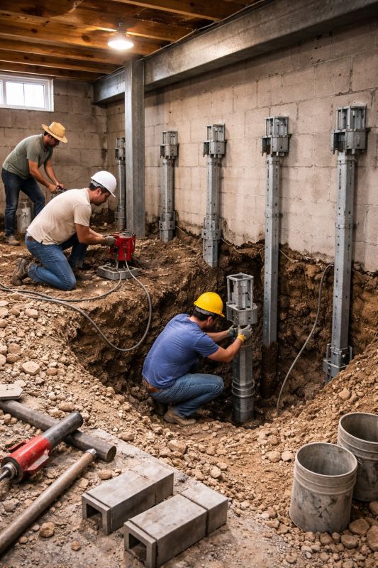 Structural Underpinning in Katy, TX