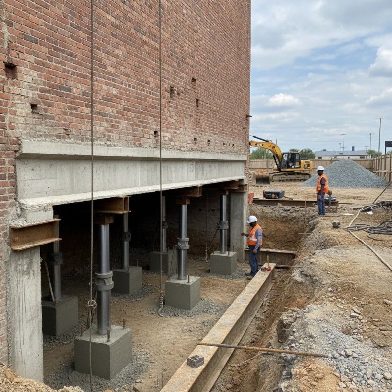 Structural Underpinning in Katy, TX