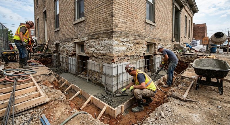 Underpinning Repair in Katy, TX